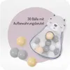 MoMi PASTEL - detská podložka na hranie 2 v 1 s bazénom s Náhľad obrázku produktu 21