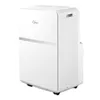 A white portable air conditioner with a logo on the front, set against a white background. Produktbild-Vorschau