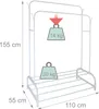 Porte-manteaux Relaxdays, H x l x P : 155 x 110 x 55 cm, 2 Voir les images du produit 4