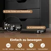 COSTWAY Rollcontainer mit 7 Schubladen, Aktenschrank mit Produktbild-Vorschau 5