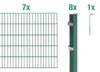 Alberts Doppelstabmatten Zaun, Höhe 160 cm, Länge 14 m, Produktbild-Vorschau 1