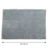 MSV 141644, Grau, Einfarbig, Rechteckig, Mikrofaser, 90 x Produktbild-Vorschau 2
