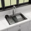 Lavello da cucina multifunzionale in acciaio inossidabile Anteprima dell’immagine prodotto 2