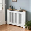 FATIVO Copritermosifone 112x20x83 cm – copritermo bianco Anteprima dell’immagine prodotto 1