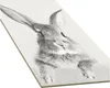 Dekopanel Rabbit mit Schwarz-Weiß-Fotografie eines Produktbild-Vorschau 2