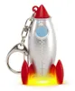 schlüsselanhänger Rakete geführt 2,8 x 5,8 cm silber/rot Produktbild-Vorschau 1