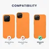kwmobile Hülle kompatibel mit iPhone 15 Hülle - Weiche und Produktbild-Vorschau 2