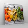 Wanduhr - Quadrat - Glasuhr - Essen Gemüse Essen frisch - Produktbild-Vorschau 4