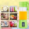 A collage of images showing various uses of a portable blender, including making smoothies, applying face masks, and feeding a baby, with the blender itself prominently displayed. Náhled obrázku produktu