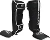 RDX Sports Protège-tibias F6 Kara MMA - Noir mat - Blanc - Voir les images du produit 1