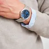 GANT Herrenuhr Quarzuhr silber / blau onesize Herren 43 mm Produktbild-Vorschau 2