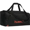 A black sports bag with red branding. Produktbild-Vorschau