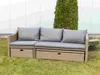 Zestaw mebli ogrodowych Loge MALTA, sofa + stolik Podgląd zdjęcia produktu 4