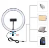 LAMPADA LED ANULARE CON TREPPIEDO, 220 cm, USB, 80 W, CON Anteprima dell’immagine prodotto 5
