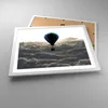 Gerahmtes Poster - Weißer Rahmen - Wolke Ballon Himmel - Produktbild-Vorschau 3