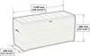 DURAMAX Durabox Cassetta di plastica da giardino 270 l, 117 Anteprima dell’immagine prodotto 2
