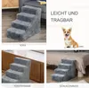 Pawhut Haustiertreppe 4-stufige Hunderampe Katzentreppe mit Produktbild-Vorschau 7
