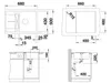 BLANCO METRA 45 S Compact, Schrankwaschbecken, Silgranit, Produktbild-Vorschau 12