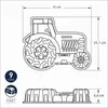 NORDIC WARE - Molde para pan en forma de tractor _ NW 51524 Vista previa de la imagen del producto 7