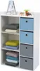 Armoire - 3 niches - 4 tiroirs - 62 x 29,5 x 96 cm Voir les images du produit 3