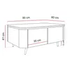 Salontafel AVELINE met schuine poten Productafbeelding-voorbeeld 7