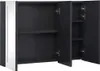 The Living Store LED-Spiegelschrank fürs Bad 89x14x62 cm Produktbild-Vorschau 4