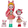 Enchantimals Bree Bunny und kleine Schwester (ca. 15 cm & Produktbild-Vorschau 1