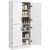 HOMCOM Armoire de cuisine buffet de salle à manger avec 4 Voir les images du produit 1