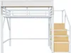 Sweiko Hochbett 140x200 mit Sicherheitsleiter und flexiblem Produktbild-Vorschau 6