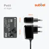 subtel Chargeur Mini USB 5V 1A / 1000mA 1.1m pour GPS , Voir les images du produit 3