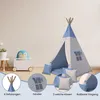 Tipi Zelt für Kinder|Spielzelt Kinder Indoor|Spielzelt mit Produktbild-Vorschau 3