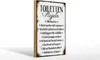 Holzschild Spruch 20x30cm Toiletten Regel bitte hinsetzen Produktbild-Vorschau 2
