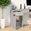 vidaXL Szafka pod biurko szara sonoma 33,5x50x75 cm Podgląd zdjęcia produktu 3