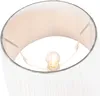 Ländliche Stehlampe Grau mit Weißem Plisseeschirm Classico Produktbild-Vorschau 3