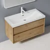 doporro Mobile Bagno Sospeso 100cm, Mobiletto per Bagno con Anteprima dell’immagine prodotto 4