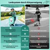 Kidiyana Kinder Scooter mit Koffer Grün + Kinderhelm S Grün Produktbild-Vorschau 3