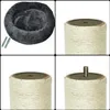 A collage of images showing a cat bed and parts of a scratching post. Produktbild-Vorschau