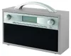 ELTA DAB+ Radio MP3 Wecker LCD-Display Holzgehäuse  Silber/ Produktbild-Vorschau 1