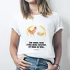 Mr. & Mrs. Panda Größe L T-Shirt Huhn Stolz - Weiß - Produktbild-Vorschau 3