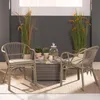 Beautissu 6er Set Loft SK Stuhlkissen Natur, 45x40x5cm Produktbild-Vorschau 3
