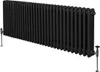 Tradycyjny grzejnik 3-kolumnowy - 600 x 1462 mm - Czarny Podgląd zdjęcia produktu 1