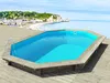 Holzpool "Brazilia 130" 5.86 x 3.86 x 1.30 M Produktbild-Vorschau 1