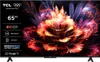 A TCL television displaying a vibrant, abstract floral image, with feature callouts on the left side. Anteprima dell’immagine prodotto