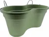 Doppelter Balkon-Blumenkasten, Hängekasten, kompletter Produktbild-Vorschau 2