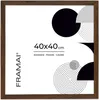 Cornice FRAMAI® 40x40 in MDF marrone: cornice ecologica con Anteprima dell’immagine prodotto 1