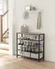 An entryway with a shoe rack, hat rack, and a staircase. Náhled obrázku produktu