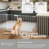 KESSER® Kaminschutzgitter mit Tür Metall Ofenschutzgitter Produktbild-Vorschau 4