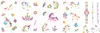 AVENIR Nail Stickers and Tattoos Unicorns Náhľad obrázku produktu 3
