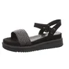 TAMARIS Damen Wedge/Plat Sand Art: 1-1-28252-28 in black Produktbild-Vorschau 6