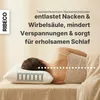 RIBECO GERMANY Taschenfederkernkissen 40x80cm – Polyester Produktbild-Vorschau 4